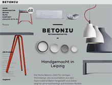 Tablet Screenshot of betoniu.com